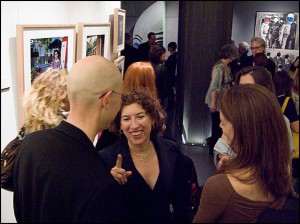 Photographer Lauren Greenfield at the inaugural exhibition and Grand Opening in 2009. Courtesy © Susan Katz, 2009