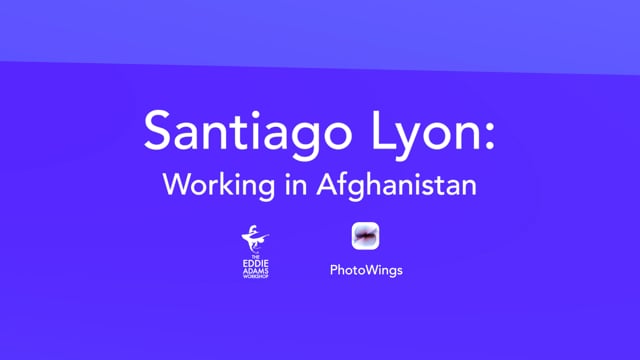 Santiago Lyon | Working in Afghanistan
