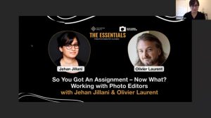 “So You Got An Assignment – Now What? Working with Photo Editors” with Jehan Jillani and Olivier Laurent