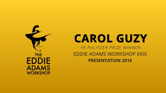 Carol Guzy – News Photographer - Eddie Adams Workshop 2016