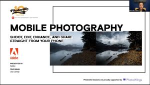 “Mobile Photography” with Lisa Carney and Adobe