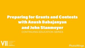 Continuing Education Series: Preparing for Grants & Contests with Anush Babajanyan & John Stanmeyer