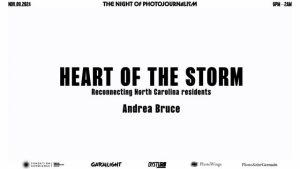 ‘Heart of the Storm’ with photojournalist Andrea Bruce