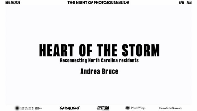 'Heart of the Storm' with photojournalist Andrea Bruce