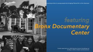 Youth Artists Exchange featuring Bronx Documentary Center, from Photoville Education Field Trips