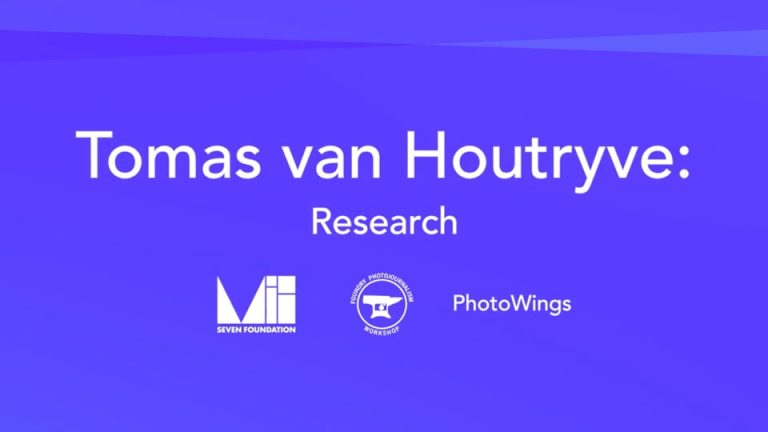 Tomas van Houtryve on Research