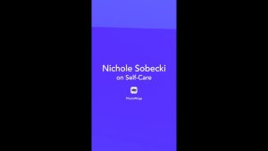 Nichole Sobecki on Self-Care IG Story