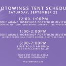 Tent Schedule 9:22