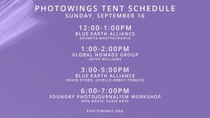 Tent Schedule 9:16
