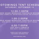 Tent Schedule 9:15