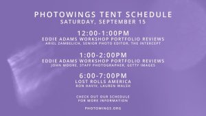 Tent Schedule 9:15